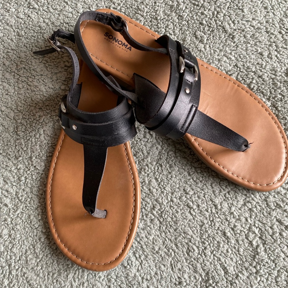 Black sandals